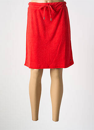 Jupe mi-longue taille normale rouge CREAM femme