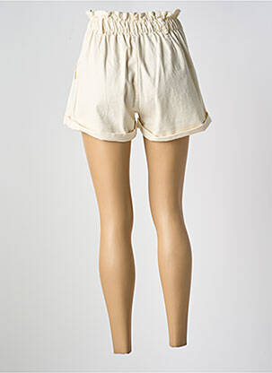 Short tissage denim taille normale beige EMA BLUE'S femme
