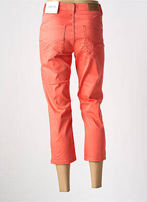 Pantacourt stretch taille normale orange CREAM femme