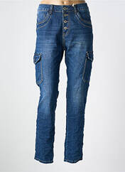 Jeans coupe slim bleu KAROSTAR pour femme seconde vue