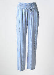 Pantalon droit bleu CREAM pour femme seconde vue