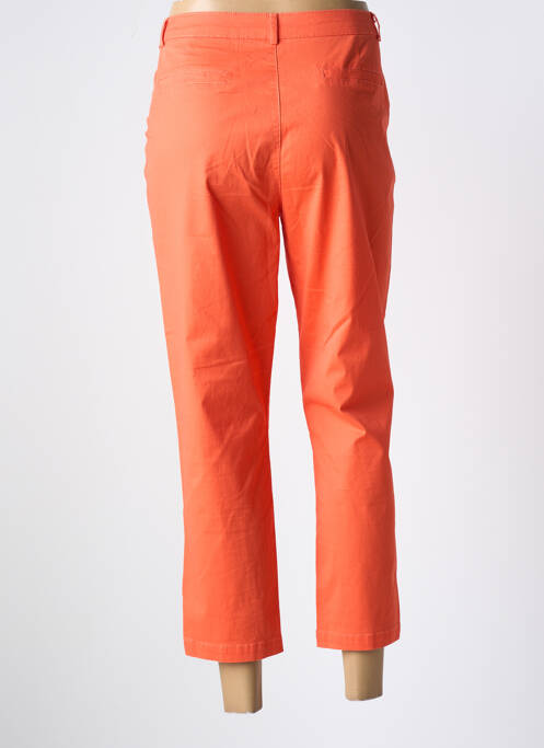Pantalon chino taille basse taille basse orange SARAH JOHN femme