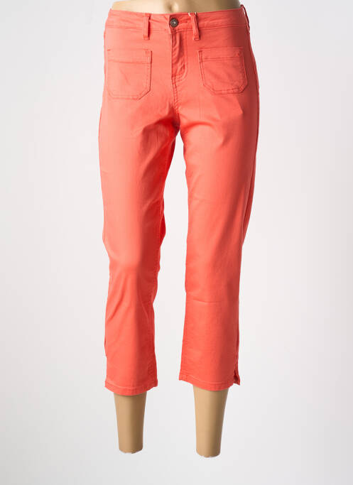 Pantacourt orange CREAM pour femme