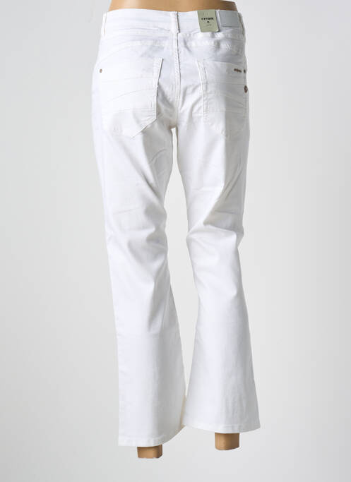 Pantalon 7/8 blanc CREAM pour femme