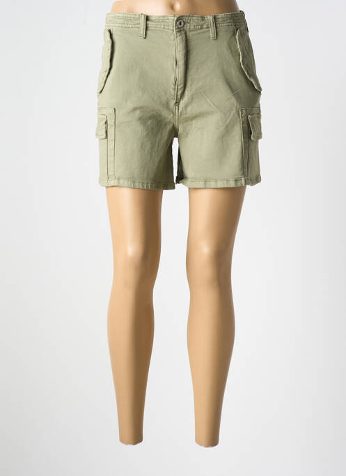 Short vert PLACE DU JOUR pour femme