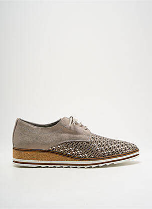 Derbies bout pointu talon de 4 à 6cm gris DORKING femme