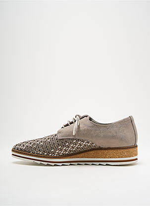 Derbies bout pointu talon de 4 à 6cm gris DORKING femme
