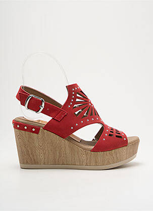 Sandales/Nu pieds rouge DORKING pour femme