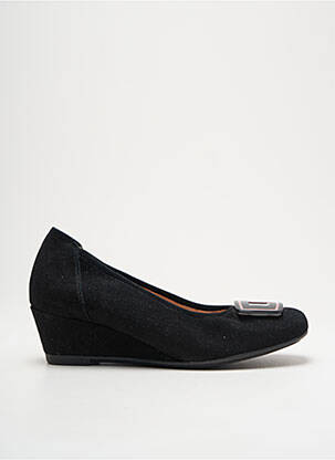 Escarpins semelle extérieure cuir talon de 4 à 6cm noir SABRINAS femme