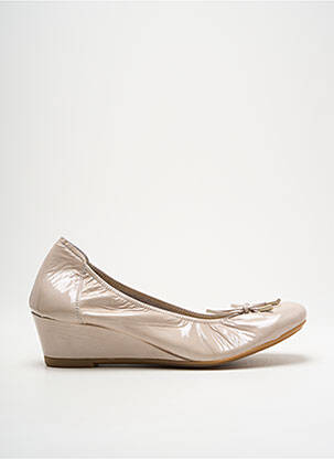 Escarpins matière lisse talon de 4 à 6cm beige SABRINAS femme