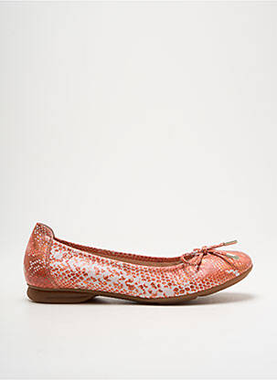 Ballerines impression talon plat jusqu'à 3cm orange SABRINAS femme