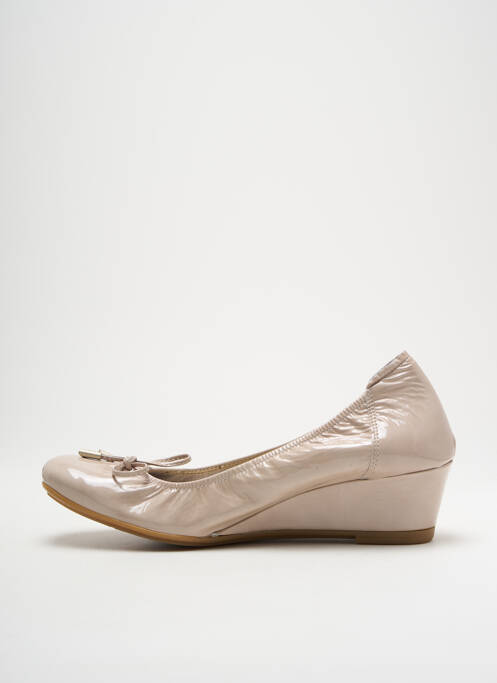 Escarpins matière lisse talon de 4 à 6cm beige SABRINAS femme