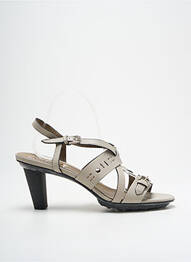 Sandales/nu pieds talon aiguille talon de 7 à 9cm gris TRIVER FLIGHT femme
