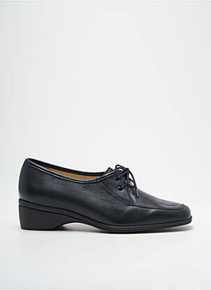 Chaussures de confort tissage satiné talon de 4 à 6cm noir MARCO femme