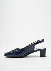 Escarpins bleu MARCO pour femme seconde vue
