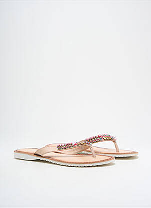 Tongs  talon plat jusqu'à 3cm rose MARCO TOZZI femme