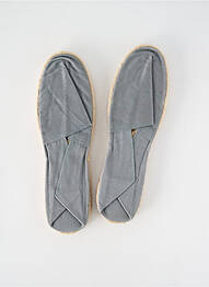 Espadrilles bout rond talon plat jusqu'à 3cm gris ARTISANAT FRANCAIS femme