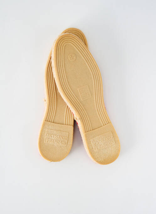 Espadrilles rouge ARTISANAT FRANCAIS pour homme