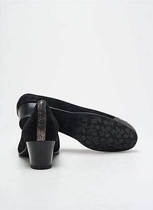 Escarpins nubuck talon de 4 à 6cm noir JMG HOUCKE femme