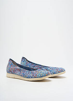 Ballerines impression talon plat jusqu'à 3cm bleu SABRINAS femme