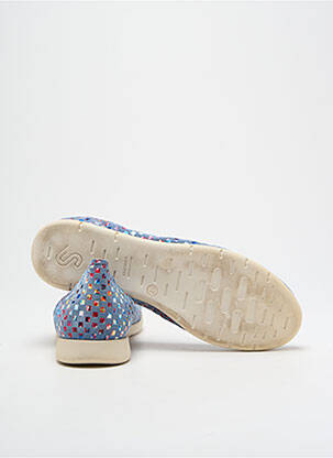 Ballerines impression talon plat jusqu'à 3cm bleu SABRINAS femme