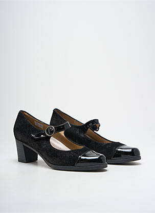 Escarpins nubuck talon de 4 à 6cm noir PIESANTO femme