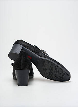 Escarpins nubuck talon de 4 à 6cm noir PIESANTO femme