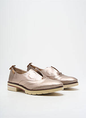 Derbies matière lisse talon plat jusqu'à 3cm or PIKOLINOS femme