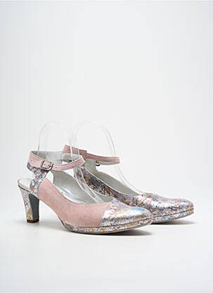 Escarpins rose UN TOUR EN VILLE pour femme