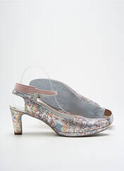 Escarpins rose UN TOUR EN VILLE pour femme seconde vue