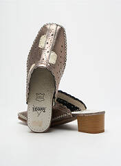 Mules/Sabots marron SWEDI pour femme seconde vue