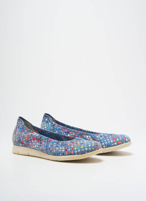 Ballerines impression talon plat jusqu'à 3cm bleu SABRINAS femme