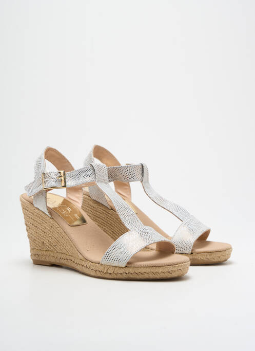 Espadrilles gris MAYBE pour femme
