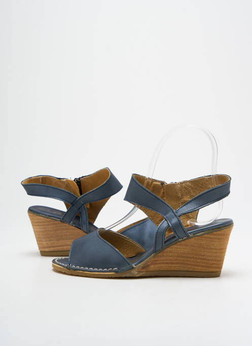 Sandales/Nu pieds bleu NICE pour femme