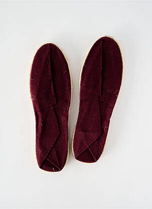 Espadrilles bout rond talon plat jusqu'à 3cm violet ARTISANAT FRANCAIS femme