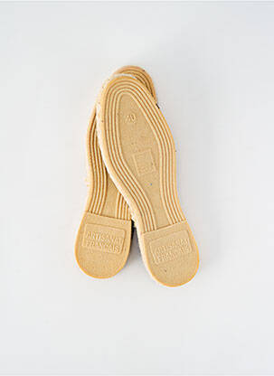 Espadrilles bout rond talon plat jusqu'à 3cm marron ARTISANAT FRANCAIS femme