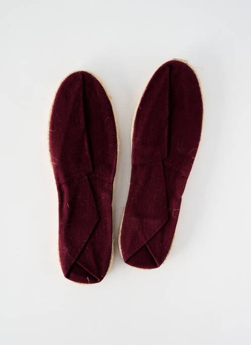 Espadrilles bout rond talon plat jusqu'à 3cm violet ARTISANAT FRANCAIS femme
