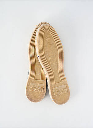 Espadrilles bout rond talon plat jusqu'à 3cm noir ARTISANAT FRANCAIS femme