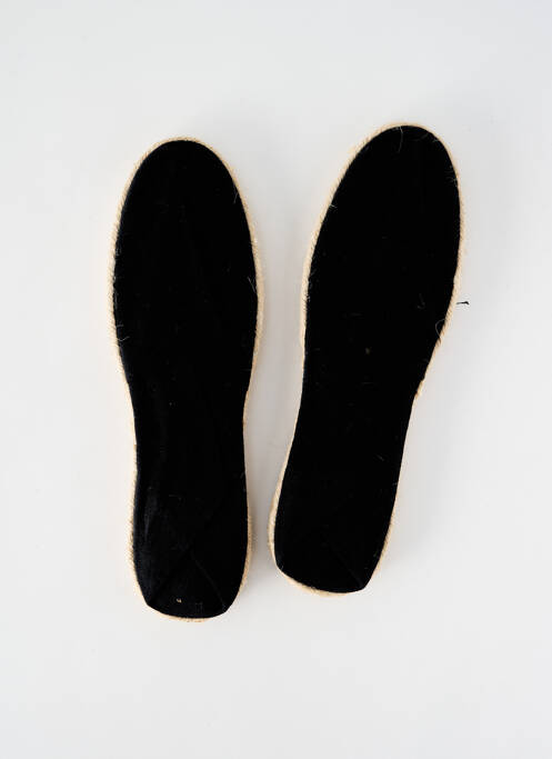 Espadrilles bout rond talon plat jusqu'à 3cm noir ARTISANAT FRANCAIS femme