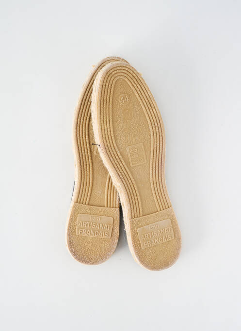Espadrilles bout rond talon plat jusqu'à 3cm noir ARTISANAT FRANCAIS femme