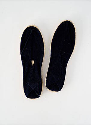 Espadrilles bout rond talon plat jusqu'à 3cm bleu ARTISANAT FRANCAIS femme