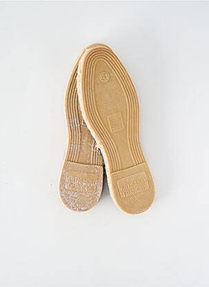 Espadrilles bout rond talon plat jusqu'à 3cm bleu ARTISANAT FRANCAIS femme