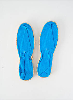 Espadrilles bout rond talon plat jusqu'à 3cm bleu ARTISANAT FRANCAIS femme