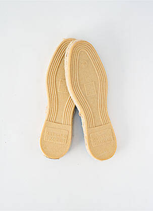 Espadrilles bout rond talon plat jusqu'à 3cm bleu ARTISANAT FRANCAIS femme