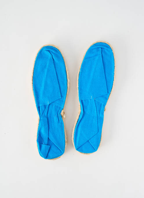 Espadrilles bout rond talon plat jusqu'à 3cm bleu ARTISANAT FRANCAIS femme