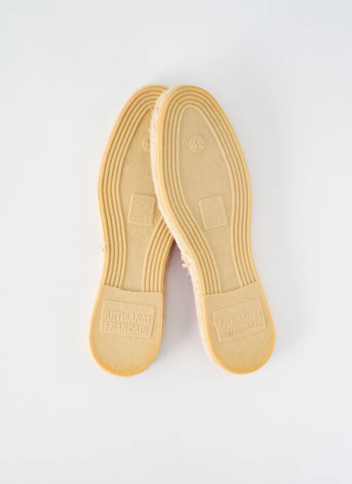 Espadrilles rose ARTISANAT FRANCAIS pour homme