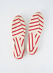 Espadrilles rouge ARTISANAT FRANCAIS pour homme seconde vue