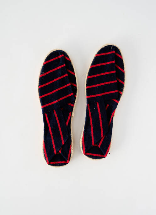 Espadrilles bout rond talon plat jusqu'à 3cm bleu ARTISANAT FRANCAIS femme