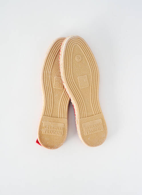 Espadrilles rouge ARTISANAT FRANCAIS pour homme