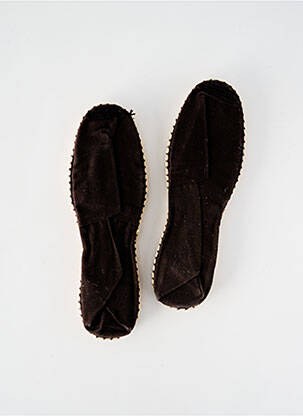 Espadrilles bout rond talon plat jusqu'à 3cm marron ARTISANAT FRANCAIS femme